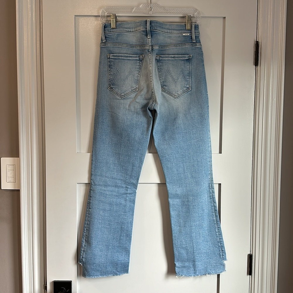MOTHER Light Blue Ankle & Cropped Jeans - Picture 3 of 4
